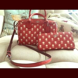 Coach purse and matching Coach wallet
